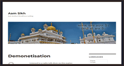 Desktop Screenshot of aamsikh.com